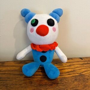 PIGGY‎ Clowny Clown 8" Collectable Plush Soft Toy Lovey Creepy Plush